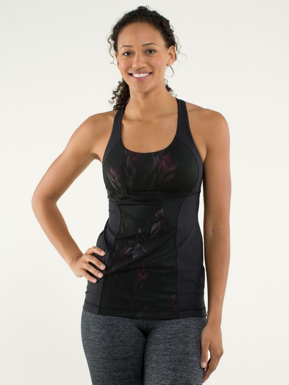Lululemon Energy Tank Midnight Iris Multi / Black